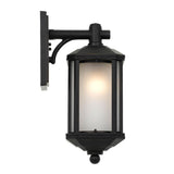 Black Telbix Havard Exterior Wall Light IP44 (E27) | Large