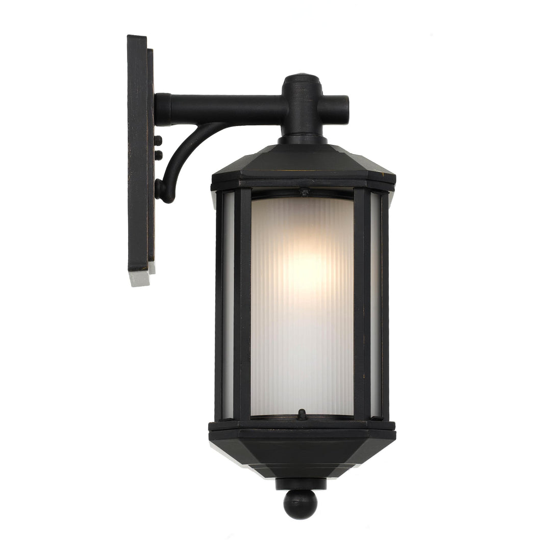 Black Telbix Havard Exterior Wall Light IP44 (E27) | Large