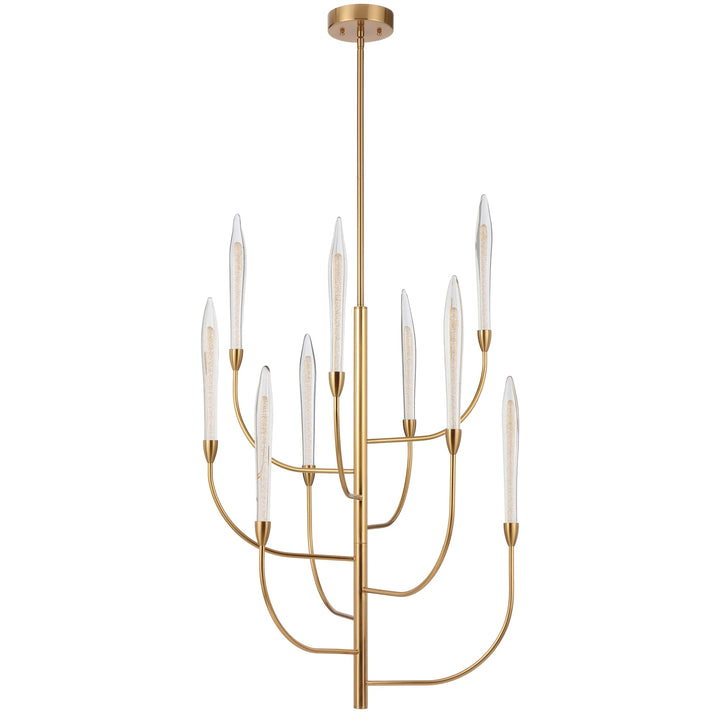 Telbix Archer LED Candelabra Modern Chandelier | 9 Light