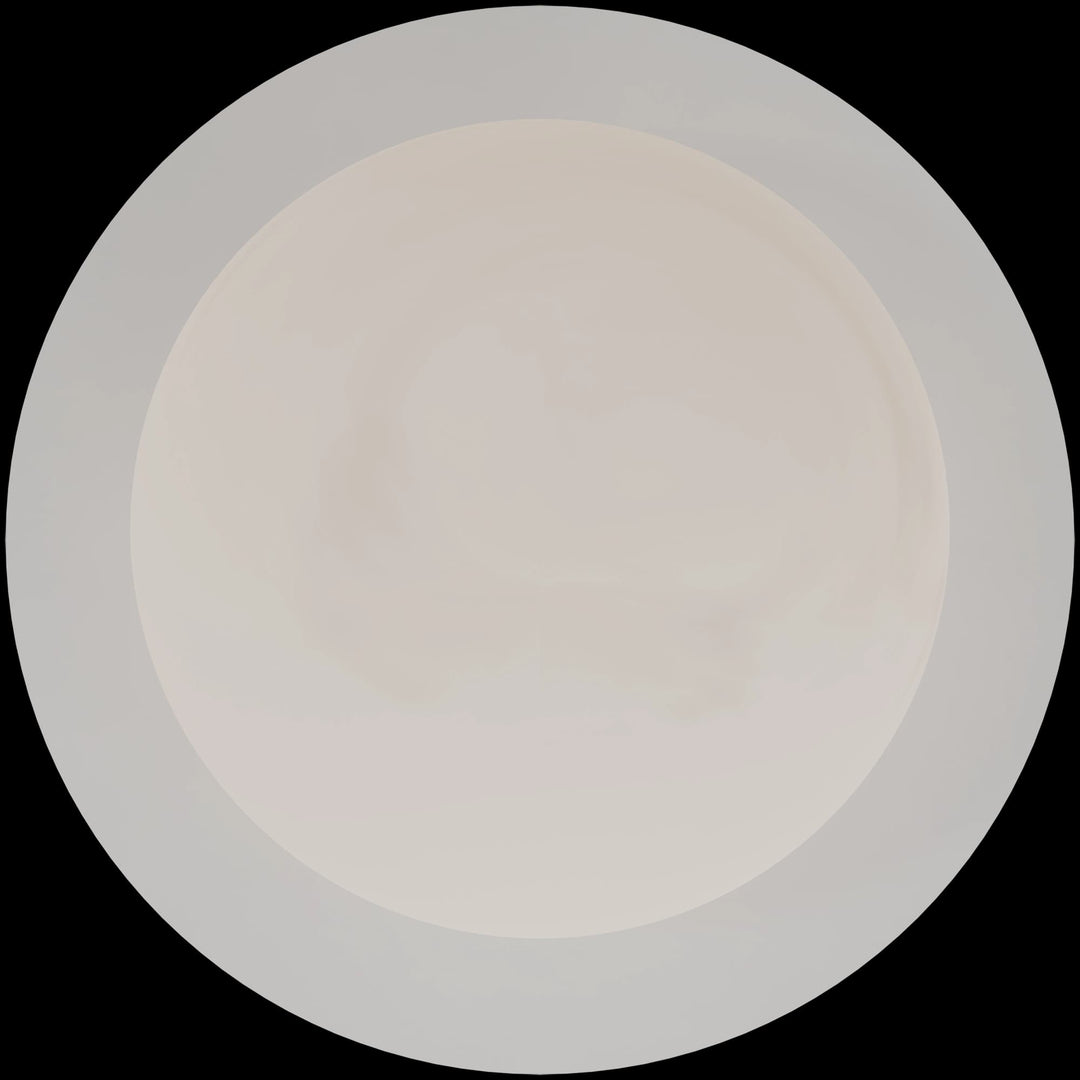 Calibo Crest Alabaster Glass 140mm Orb Wall Light Round Plate 200mm | White