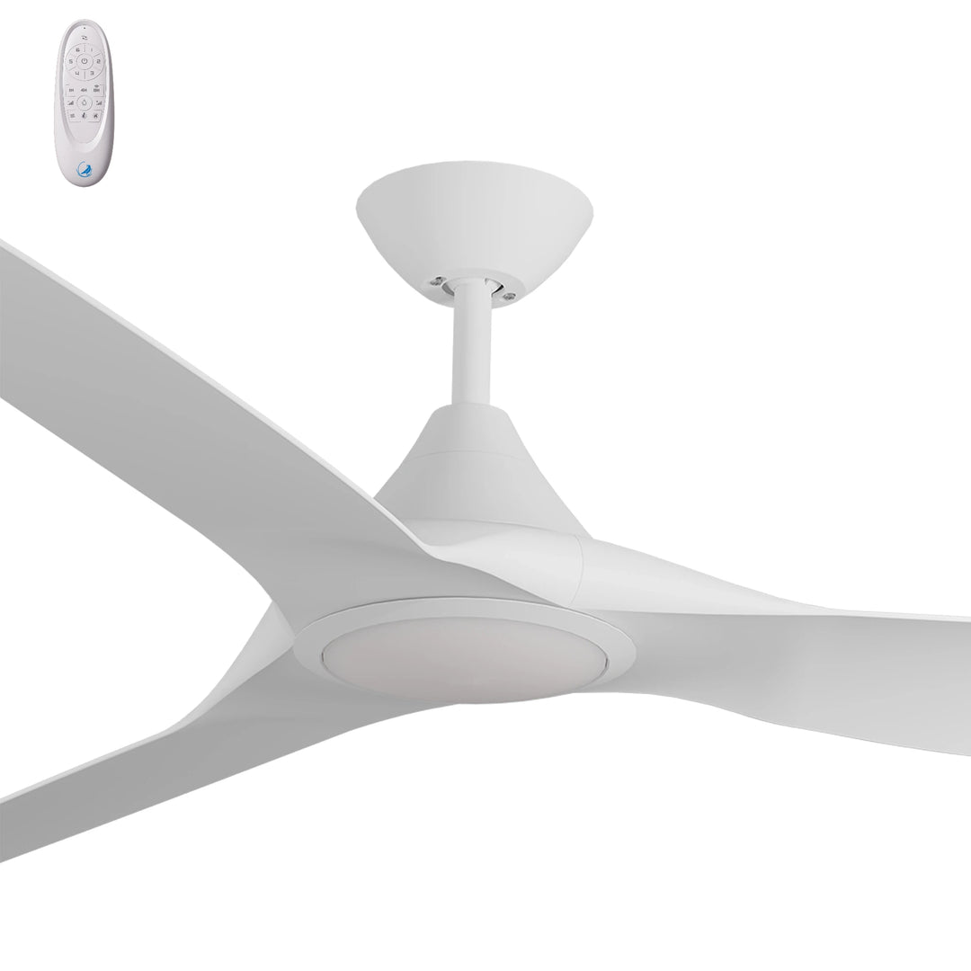 Calibo Smart CloudFan 72" (1830mm) ABS DC Ceiling Fan with 20W CCT LED Light and Remote | White