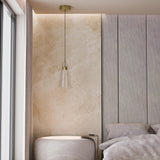 Calibo Skua Artisan Glass Tricolour LED Pendant | Brushed Brass