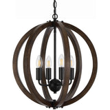 Telbix Black Vestal Pendant Light | 4 Light