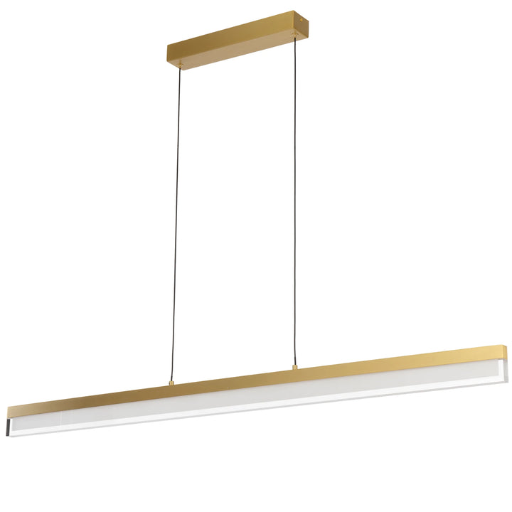 Telbix Salas LED Bar Pendant Light | Brass