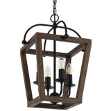 Telbix Black Lacota Pendant Light | 4 Light