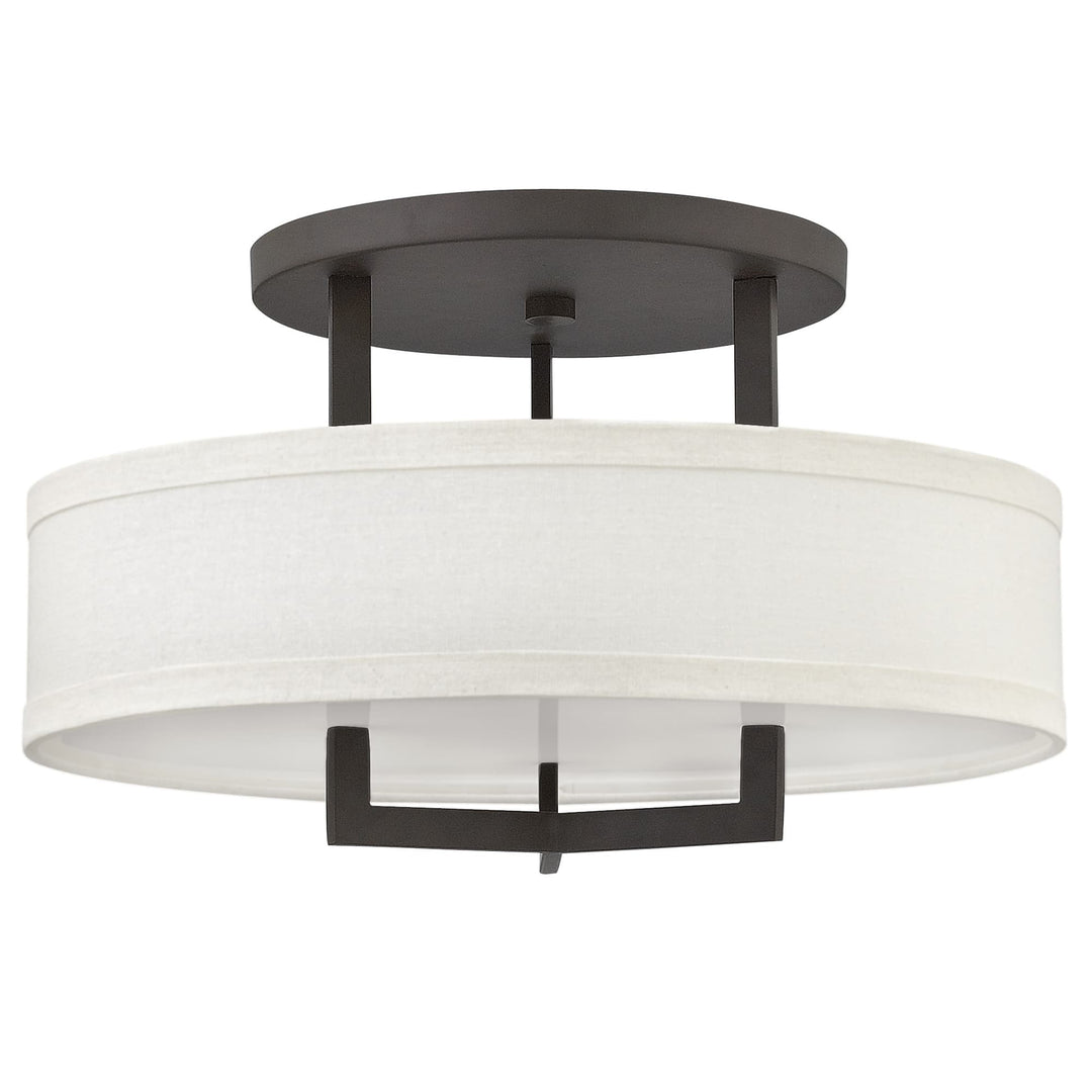 Hinkley Hampton Medium Semi-Flush Mount | Buckeye Bronze