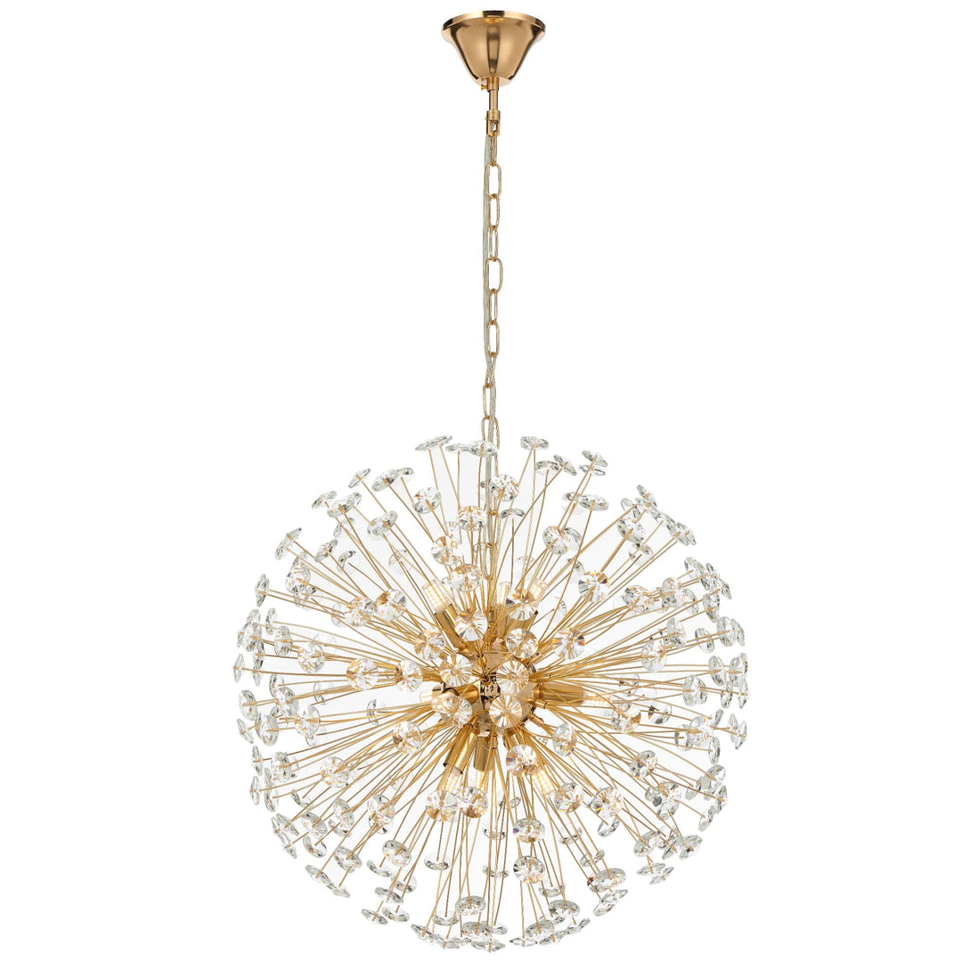 Telbix Lerida 9 Light Pendant | Gold