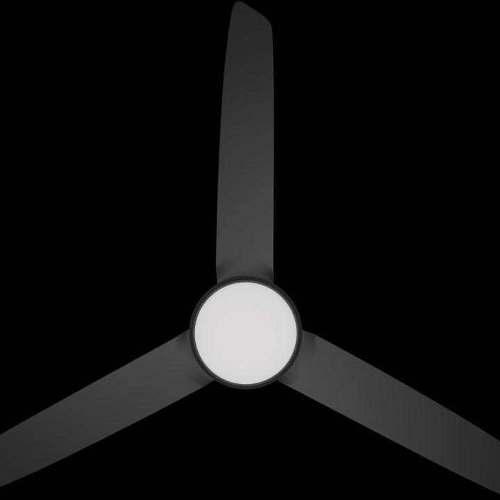 Calibo Profile 50" (1250mm) DC Low Profile Ceiling Fan with 18W CCT Dimmable Light and Remote | Matte Black