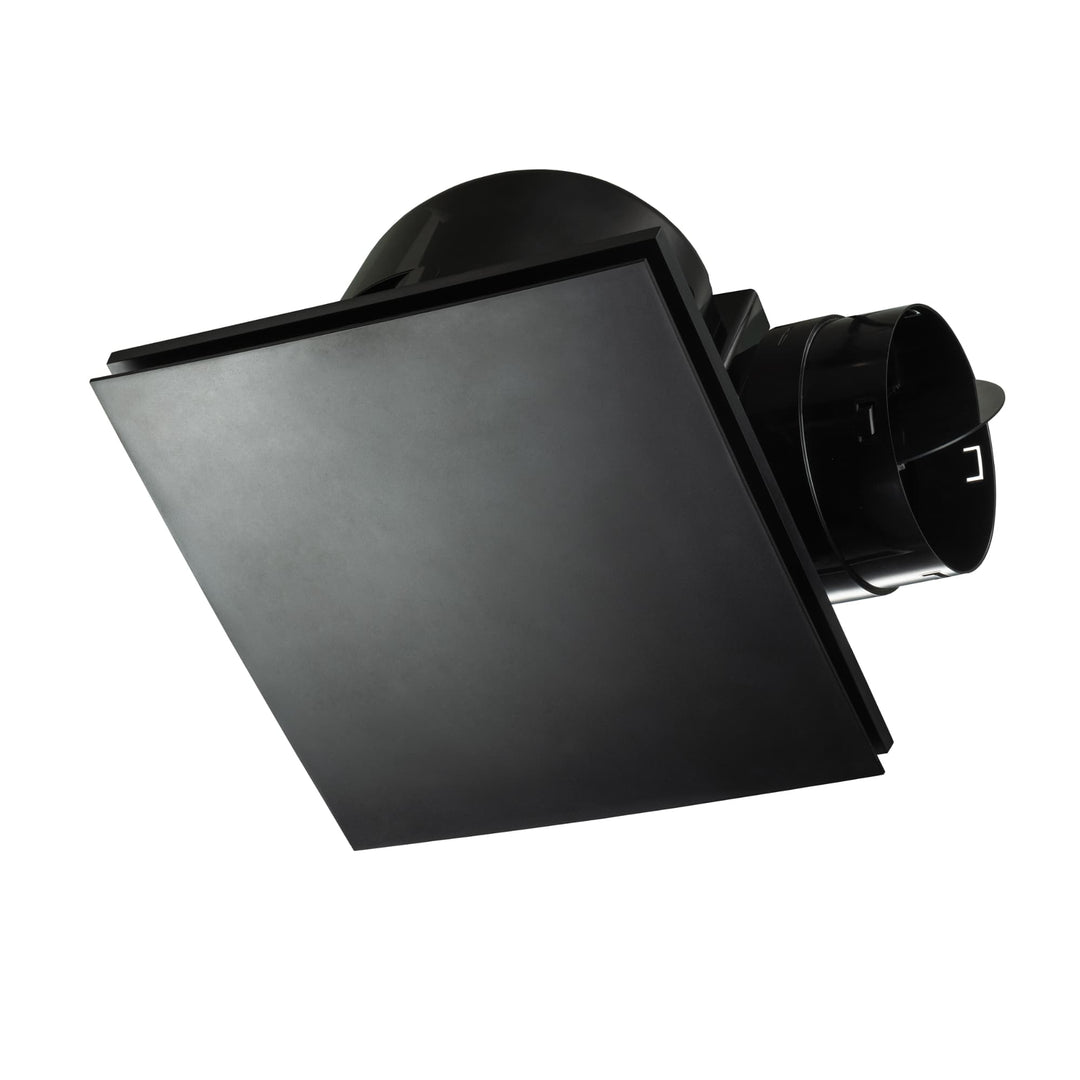 Hybrid Square DIY Exhaust Fan | Matte Black