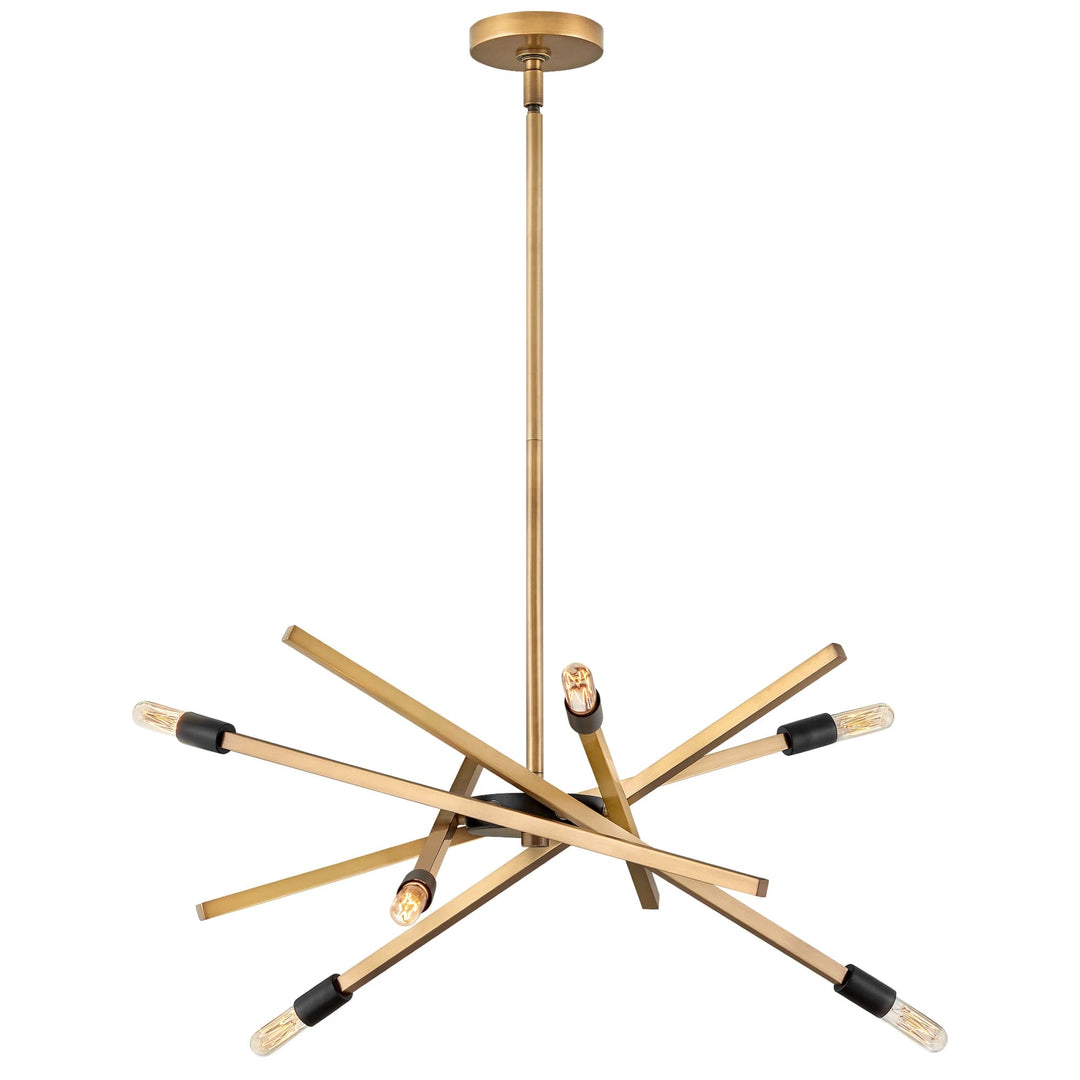 Hinkley Archer Medium Chandelier Light | Heritage Brass