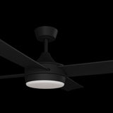 Calibo Breeze Silent 48" (1220mm) ABS Energy Efficient DC Ceiling Fan with 24W LED Light and Remote | Black