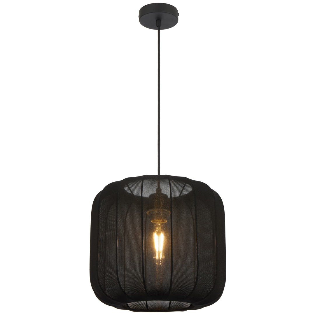 Telbix Jonsel Medium Pendant Light | Black