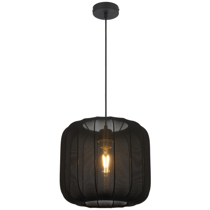 Telbix Jonsel Medium Pendant Light | Black