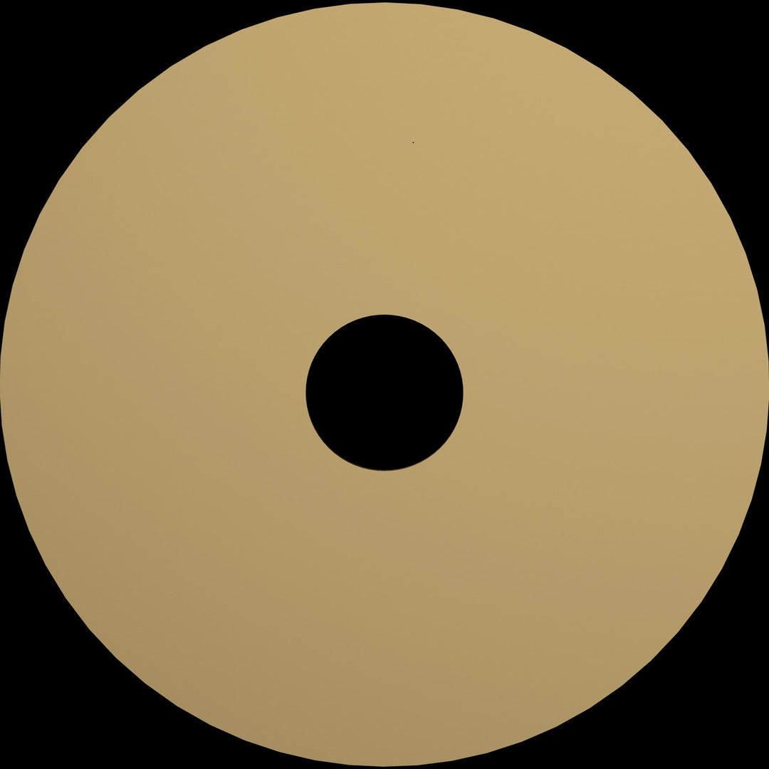 Calibo Crest 300mm Round Back Plate Only | Brass