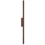 Telbix Ebiza Slimline Tricolour LED Exterior Wall Light | Rust
