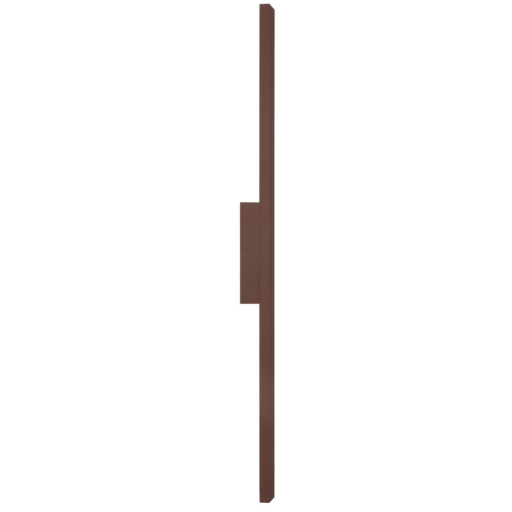 Telbix Ebiza Slimline Tricolour LED Exterior Wall Light | Rust