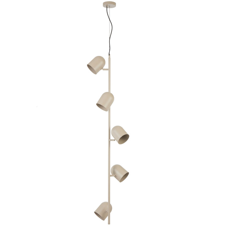 Telbix Turin 5 Light Pendant | Khaki
