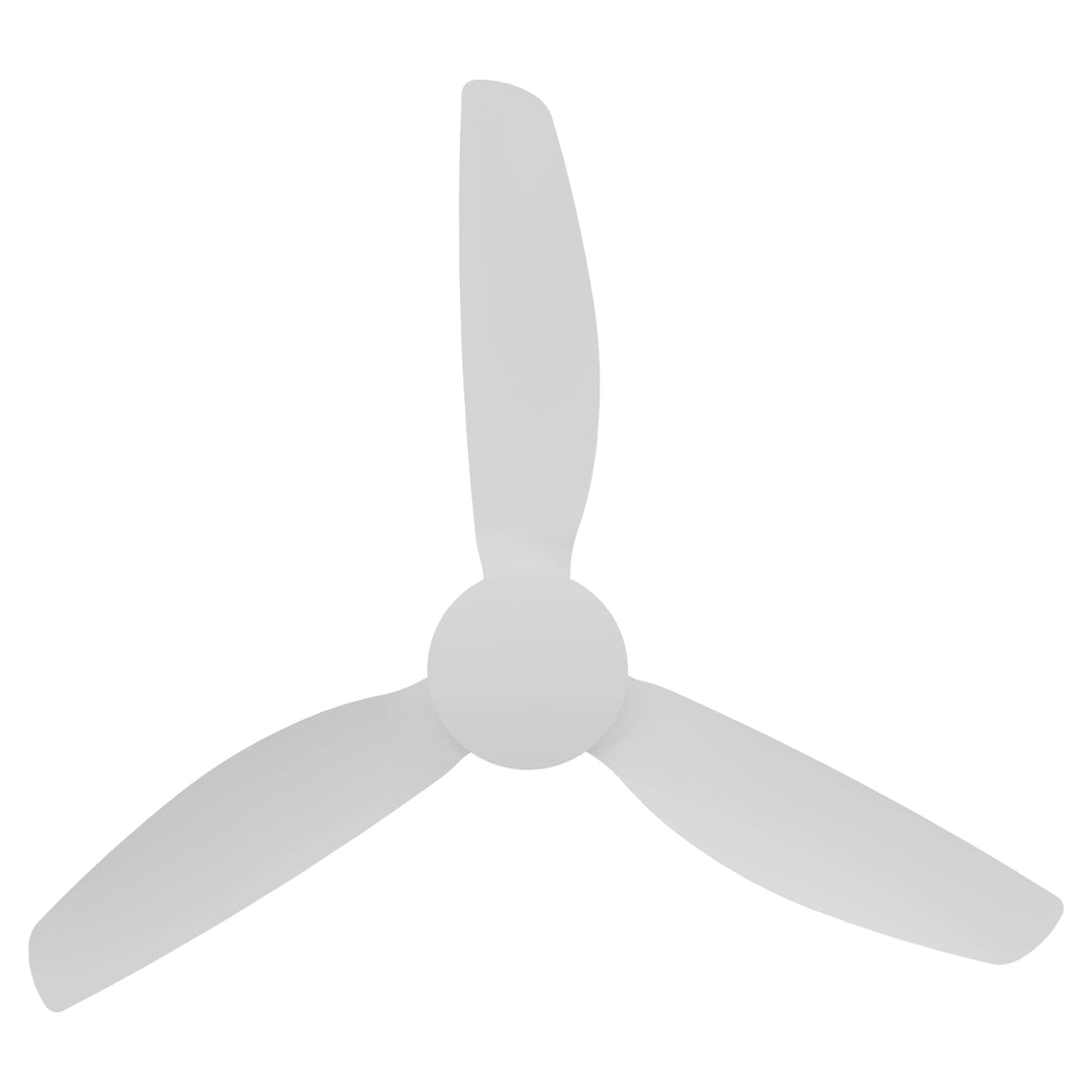 Calibo Sora 52" DC Ceiling Fan with Wall Control and Remote | White