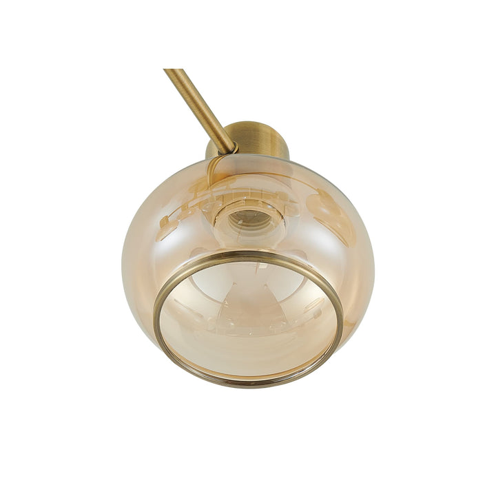 Telbix Marbell 5 Light Bar Pendant | Antique Brass