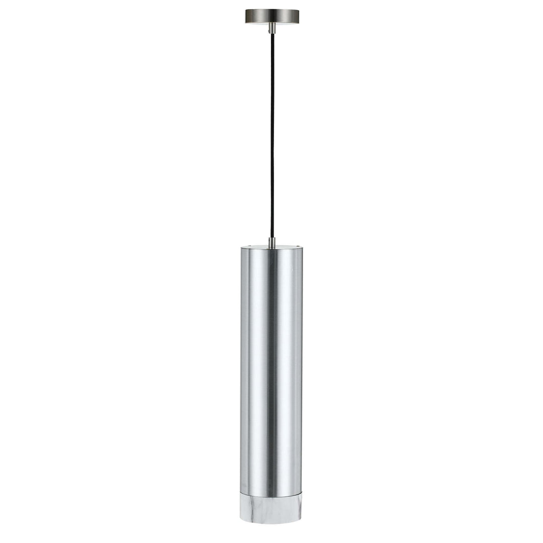 Telbix Dakota Warm White 5W 3000K LED Dimmable Pendant Light | Silver / Marble