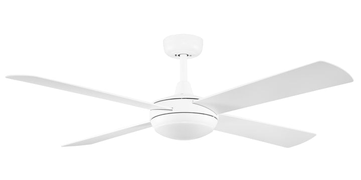 Fanco 56" Smart Eco Silent Deluxe DC Ceiling Fan With Dimmable CCT LED Light & Remote | White