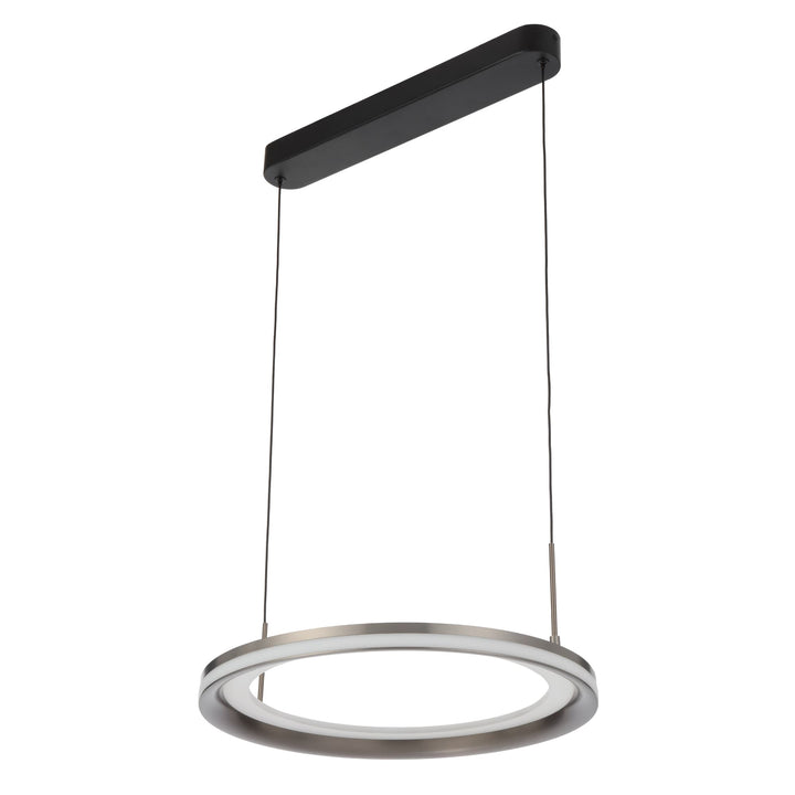 Telbix Fulcrum 400mm Warm White LED Pendant | Grey