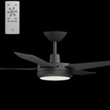 Calibo Enviro 52" (1320mm) DC Ceiling Fan with 18W CCT LED Light and Remote | Black