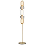Telbix Torso LED Floor Lamp | Brass
