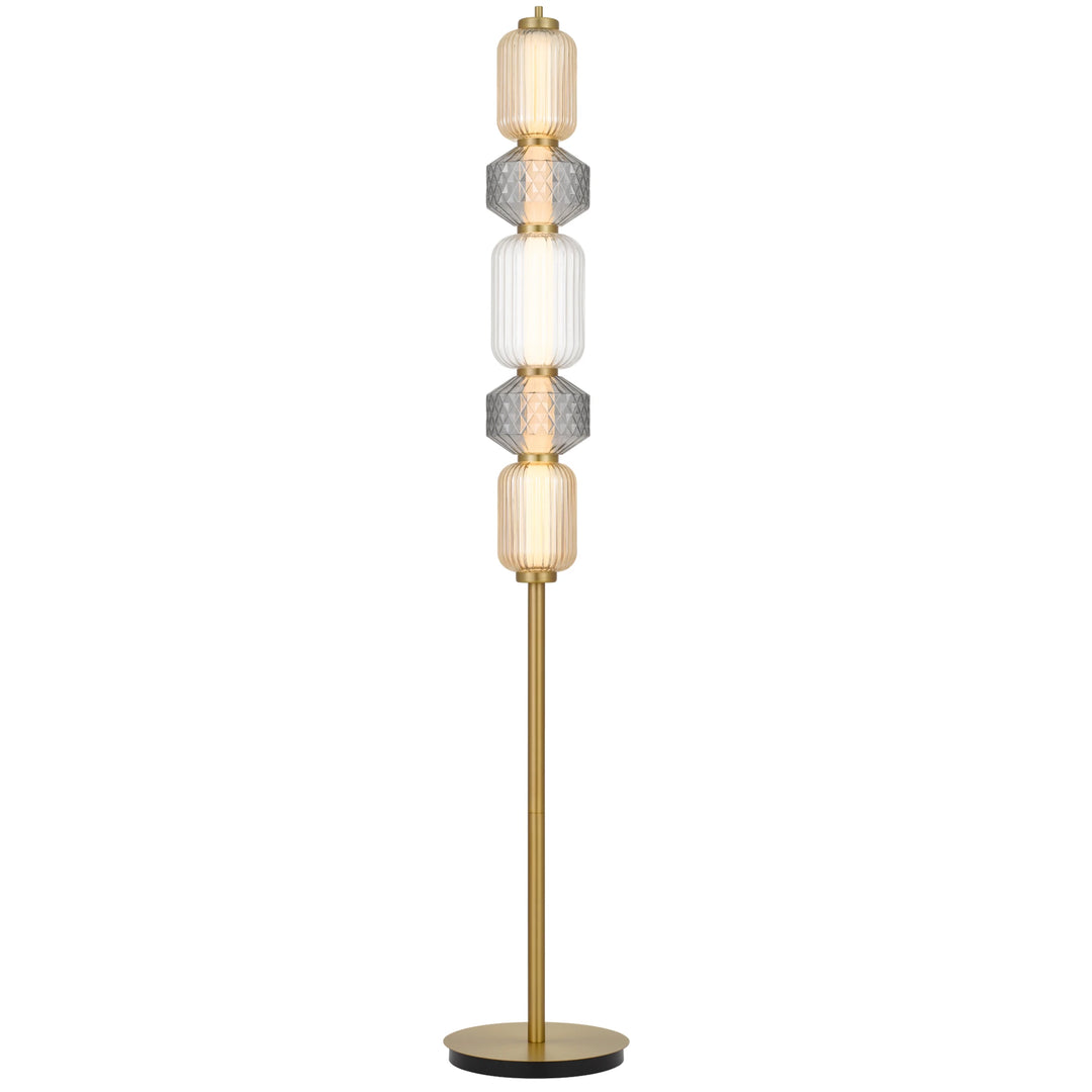 Telbix Torso LED Floor Lamp | Brass