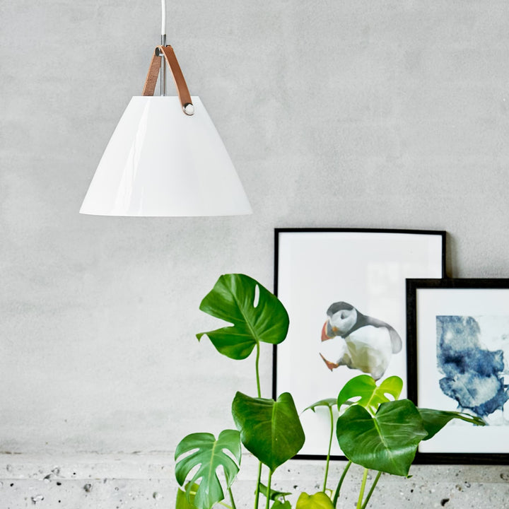 Nordlux Strap Small Pendant | Opal White