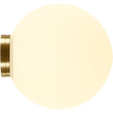 Calibo Crest Opal Glass 140mm Orb Wall Light | Brass