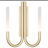 Telbix Joshua 6W LED Wall Light | Gold