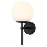 Eterna Telbix Handcrafted Wall Lamp (E27) | Black & Opal