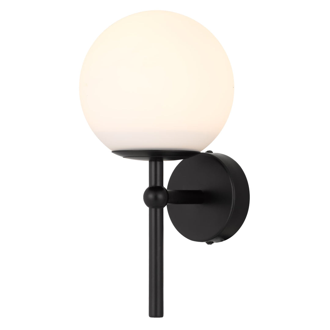 Eterna Telbix Handcrafted Wall Lamp (E27) | Black & Opal