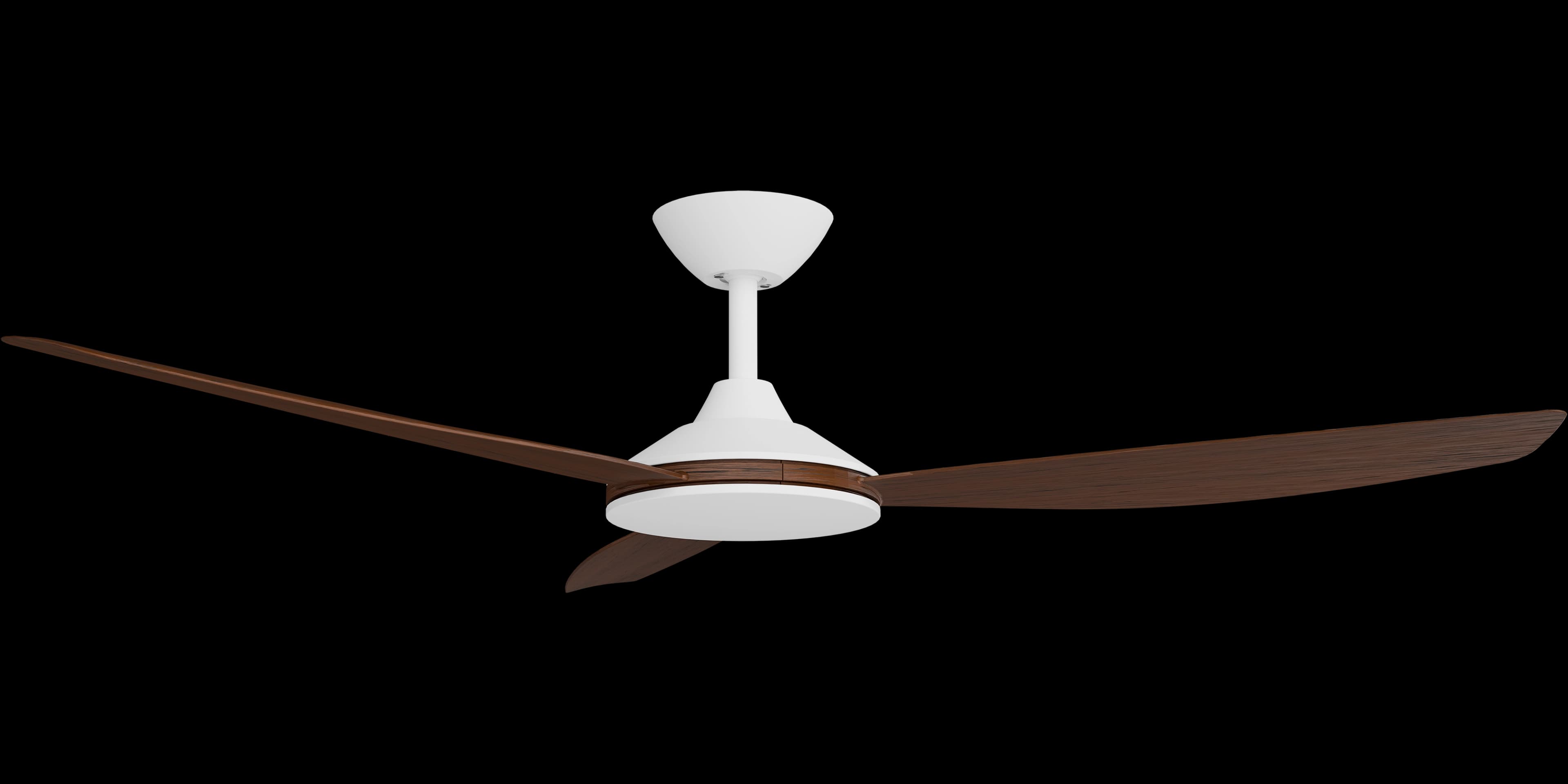 Calibo Condor 56" DC Smart Ceiling Fan with Remote Control | White and Koa