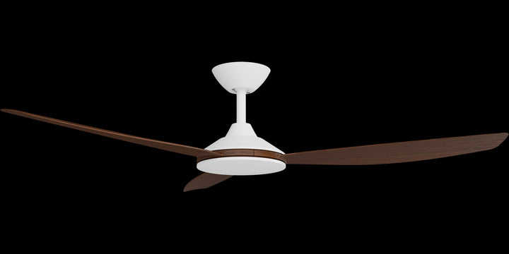 Calibo Condor 56" DC Smart Ceiling Fan with Remote Control | White and Koa