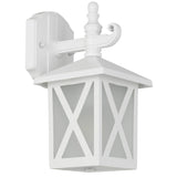Telbix Eldon Outdoor Wall Light | White