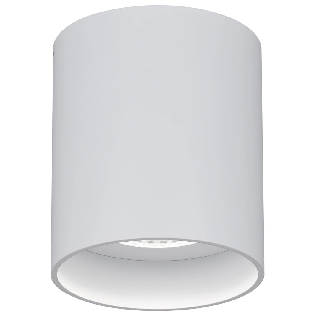 Telbix Keon White 10W Dimmable Surface Mounted LED Downlight | Cool White