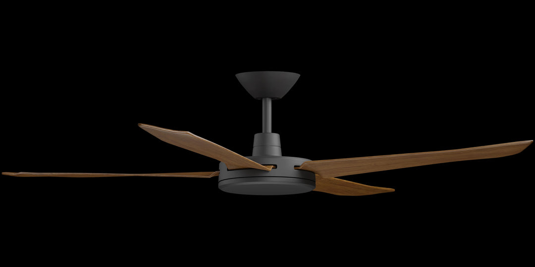 Calibo Enviro 60" (1530mm) DC Ceiling Fan with Remote | Black & Koa