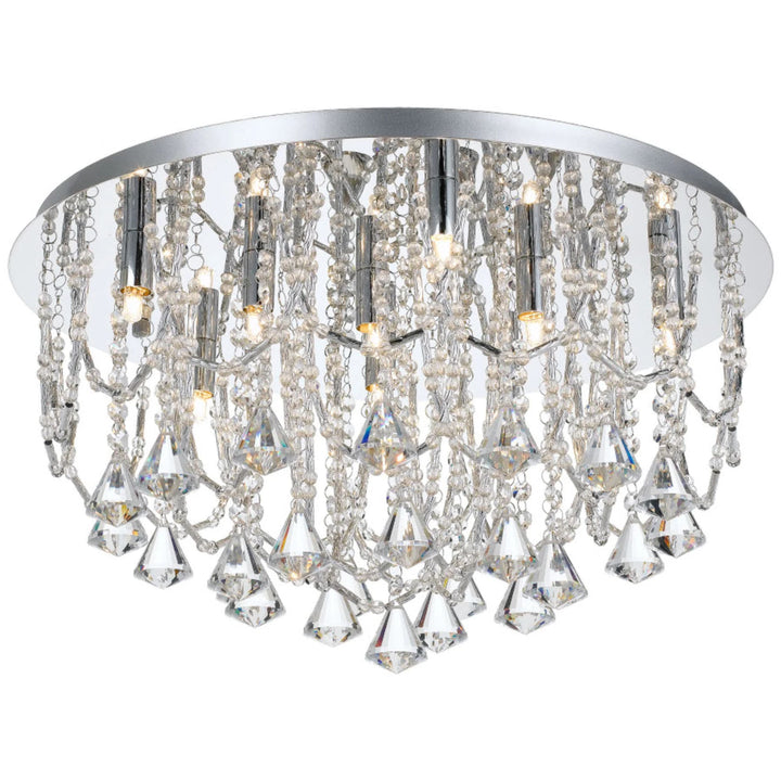 Telbix Sandro 9 Light Crystal CTC Light | Chrome