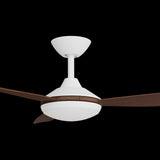 Calibo Condor 52" DC Smart Ceiling Fan with LED Light and Remote Control | White and Koa