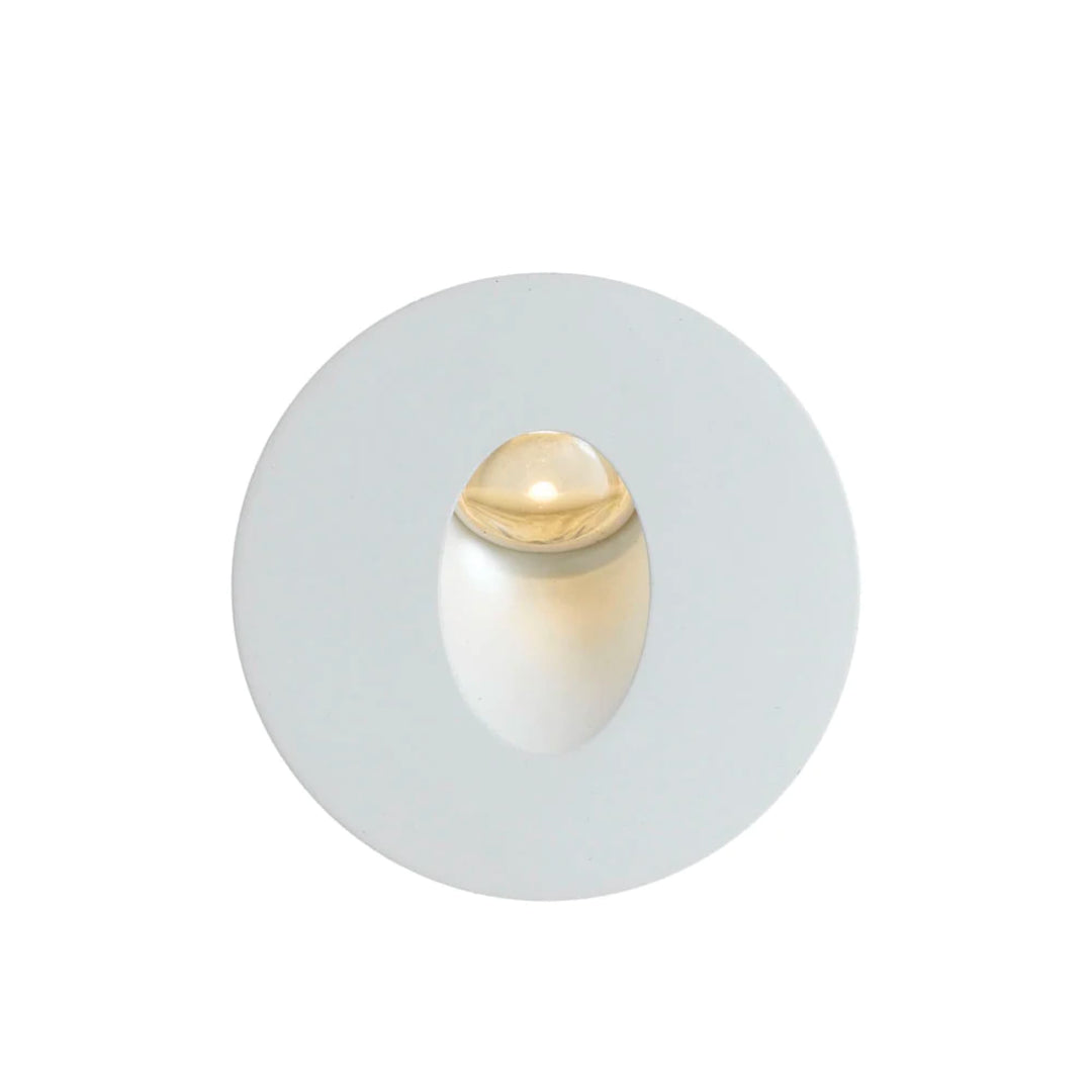 Telbix Snap Round LED Indoor Stair Light | White