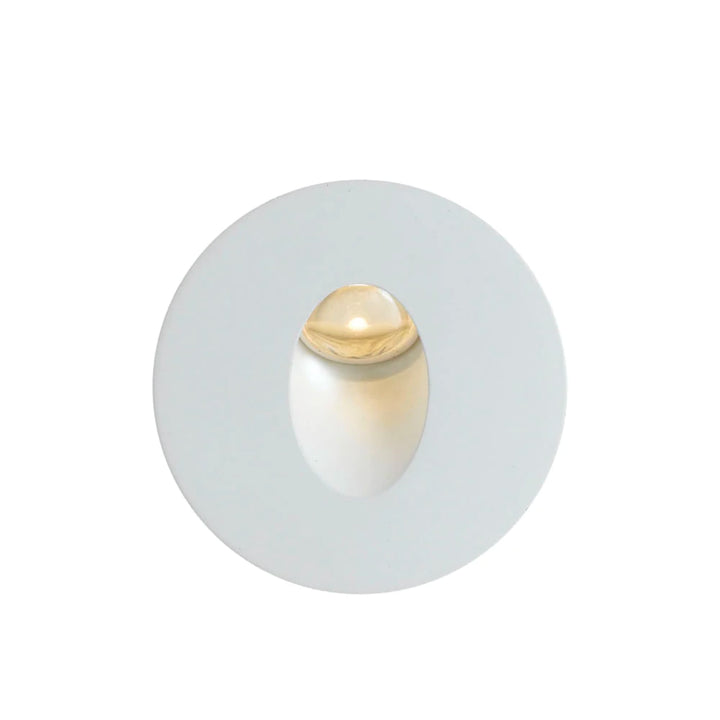 Telbix Snap Round LED Indoor Stair Light | White