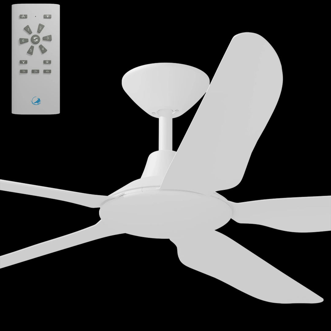Calibo Storm 56" (1430mm) 5 Blade Indoor/Outdoor DC Ceiling Fan and Remote | White