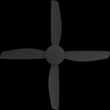 Calibo Vanga 56" DC Smart Ceiling Fan with Remote Control | Black
