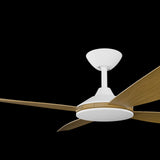 Calibo Vanga 56" DC Smart Ceiling Fan with Remote Control | White and Teak