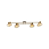 Telbix Marbell 8 Light Close to Ceiling Light | Antique Brass