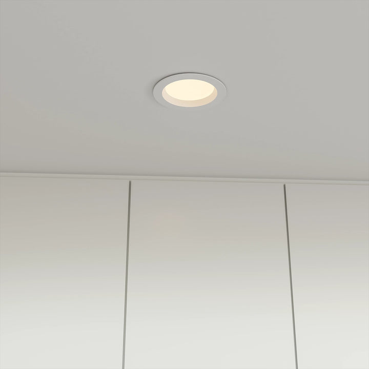 Calibo Zazu Recessed Tricolour LED Downlight with Changeable Face Plate | White