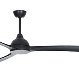 Fanco Sanctuary Oversized 92" Commercial DC Ceiling Fan with Remote for Large Indoor/Outdoor Areas | Black