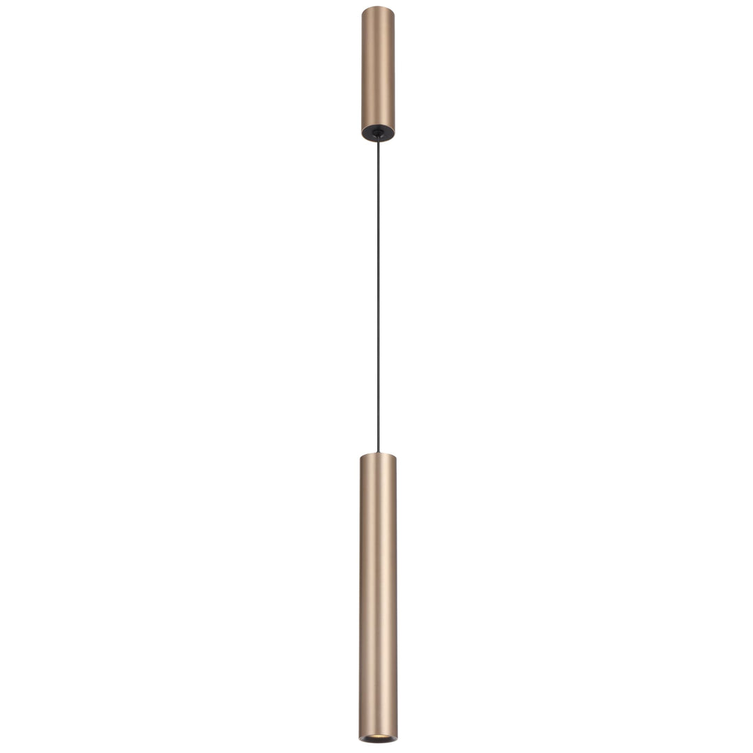 Telbix Verano Dual Cylinder Slim LED Pendant Light | Copper